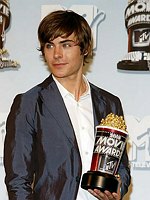 Photo of Zac Efron  at the 2008 MTV Movie Awards at the Gibson Amphitheatre in Los Angeles, June 1st 2008.<br>Photo by Chris Walter/Photofeatures