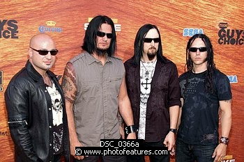 Photo of Disturbed at the 2nd Annual Guys Choice Awards at Sony Studios in Los Angeles on May 30th, 2008 , reference; DSC_0366a