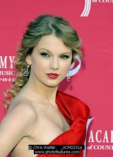 Photo of Taylor Swift at the 2009 Academy Of Country Music Awards at the MGM Grand in Las Vegas, April 5th 2009.<br>Photo bt Chris Walter-Photofeatures , reference; _ACM2231a