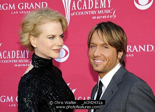 Photo of Nicole Kidman and Keith Urban at the 2009 Academy Of Country Music Awards at the MGM Grand in Las Vegas, April 5th 2009.<br>Photo bt Chris Walter-Photofeatures , reference; _ACM2431a
