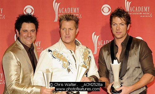 Photo of Rascal Flatts in the Press Room for the 2009 Academy Of Country Music Awards at the MGM Grand in Las Vegas on April 5th, 2009. , reference; _ACM2528a