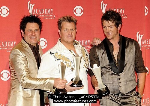 Photo of Rascal Flatts in the Press Room for the 2009 Academy Of Country Music Awards at the MGM Grand in Las Vegas on April 5th, 2009. , reference; _ACM2533a