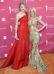 Photo of Taylor Swift and Kellie Pickler at the 2009 Academy Of Country Music Awards at the MGM Grand in Las Vegas, April 5th 2009.<br>Photo bt Chris Walter-Photofeatures