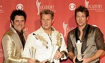 Photo of Rascal Flatts in the Press Room for the 2009 Academy Of Country Music Awards at the MGM Grand in Las Vegas on April 5th, 2009.