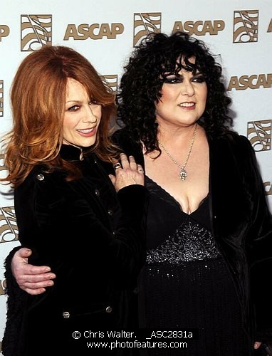 Photo of Nancy Wilson and Ann Wilson oh Heart at the 2009 ASCAP Pop Awards at the Renaissance Hotel in Hollywood, April 22, 2009.<br>Photo by Chris Walter/Photofeatures. , reference; _ASC2831a