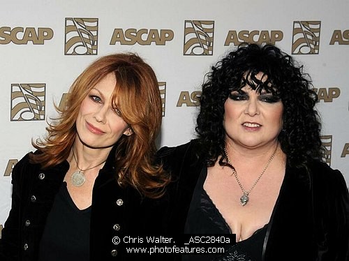 Photo of Nancy Wilson and Ann Wilson oh Heart at the 2009 ASCAP Pop Awards at the Renaissance Hotel in Hollywood, April 22, 2009.<br>Photo by Chris Walter/Photofeatures. , reference; _ASC2840a