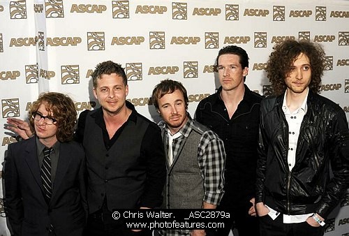 Photo of OneRepublic at the 2009 ASCAP Pop Awards at the Renaissance Hotel in Hollywood, April 22, 2009.<br>Photo by Chris Walter/Photofeatures. , reference; _ASC2879a