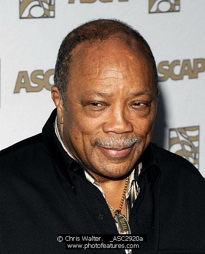Photo of Quincy Jones at the 2009 ASCAP Pop Awards at the Renaissance Hotel in Hollywood, April 22, 2009.<br>Photo by Chris Walter/Photofeatures. , reference; _ASC2920a