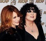 Photo of Nancy Wilson and Ann Wilson oh Heart at the 2009 ASCAP Pop Awards at the Renaissance Hotel in Hollywood, April 22, 2009.<br>Photo by Chris Walter/Photofeatures.
