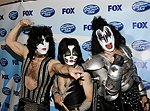 Photo of Kiss - Paul Stanley, Eric Singer and Gene Simmons  at the 2009 American Idol Finale at the Nokia Theatre in Los Angeles, May 20th 2009.<br>Photo by Chris Walter/Photofeatures
