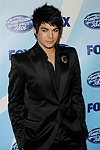 Photo of Adam Lambert at the 2009 American Idol Finale at the Nokia Theatre in Los Angeles, May 20th 2009.<br>Photo by Chris Walter/Photofeatures