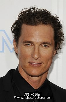 Photo of Matthew McConaughey at the 37th AFI Life Achievement Awards Honoring Michael Douglas at Sony Studios, Culver City on June 11th 2009.  , reference; AFI_4018a