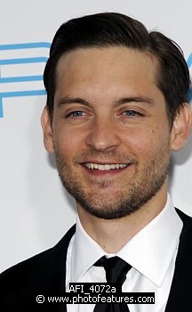 Photo of Tobey Maguire at the 37th AFI Life Achievement Awards Honoring Michael Douglas at Sony Studios, Culver City on June 11th 2009.  , reference; AFI_4072a