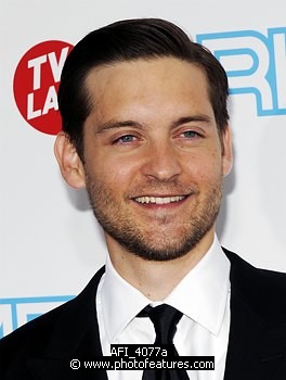 Photo of Tobey Maguire at the 37th AFI Life Achievement Awards Honoring Michael Douglas at Sony Studios, Culver City on June 11th 2009.  , reference; AFI_4077a
