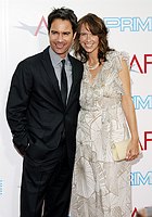 Photo of Eric McCormack and Janet Holden at the 37th AFI Life Achievement Awards Honoring Michael Douglas at Sony Studios, Culver City on June 11th 2009.