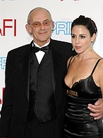 Photo of Christopher Lloyd and Mary Ann Contreras at the 37th AFI Life Achievement Awards Honoring Michael Douglas at Sony Studios, Culver City on June 11th 2009. 