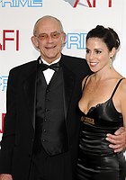 Photo of Christopher Lloyd and Mary Ann Contreras at the 37th AFI Life Achievement Awards Honoring Michael Douglas at Sony Studios, Culver City on June 11th 2009. 