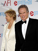 Photo of Annette Bening and Warren Beatty at the 37th AFI Life Achievement Awards Honoring Michael Douglas at Sony Studios, Culver City on June 11th 2009. 