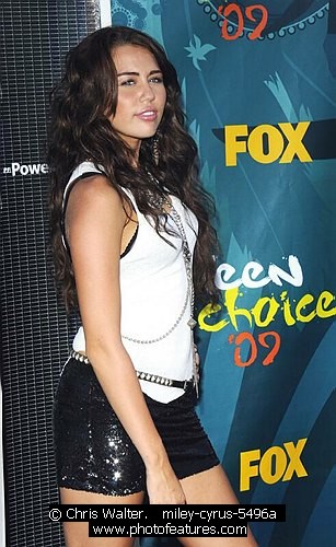 Photo of Teen Choice 2009 Awards by Chris Walter , reference; miley-cyrus-5496a,www.photofeatures.com