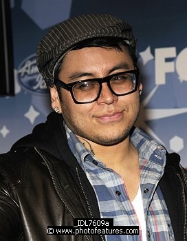 Photo of Andrew Garcia 2010 America Idol Top 12. Top 12 Finalist at Industry Club in Hollywood, March 11th 2010.<br>Photo by Chris Walter/Photofeatures<br><br> , reference; _IDL7609a
