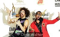 Photo of LMFAO SkyBlu and Redfoo at 2012 Billboard Music Awards Press Room at MGM Grand In Las Vegas May 20, 2012