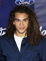 Photo of DeAndre Brackensick at 'American Idol' 2012 Top 13 Finalists Party at the Grove on March 1, 2012 in Los Angeles
