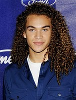 Photo of DeAndre Brackensick at 'American Idol' 2012 Top 13 Finalists Party at the Grove on March 1, 2012 in Los Angeles