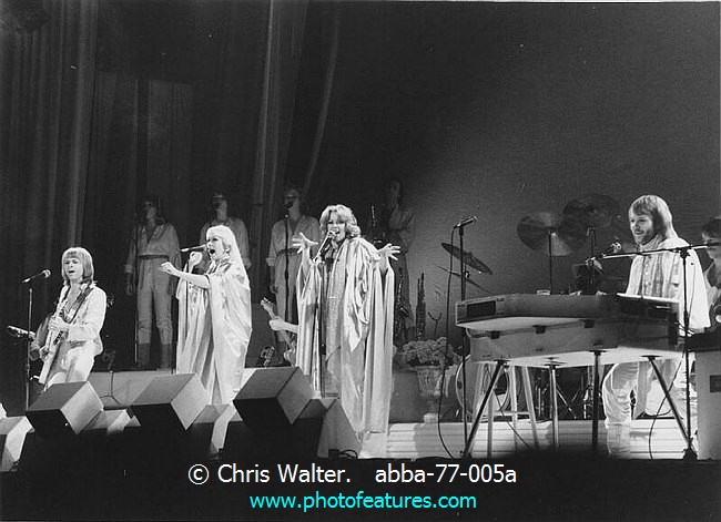 Photo of ABBA for media use , reference; abba-77-005a,www.photofeatures.com
