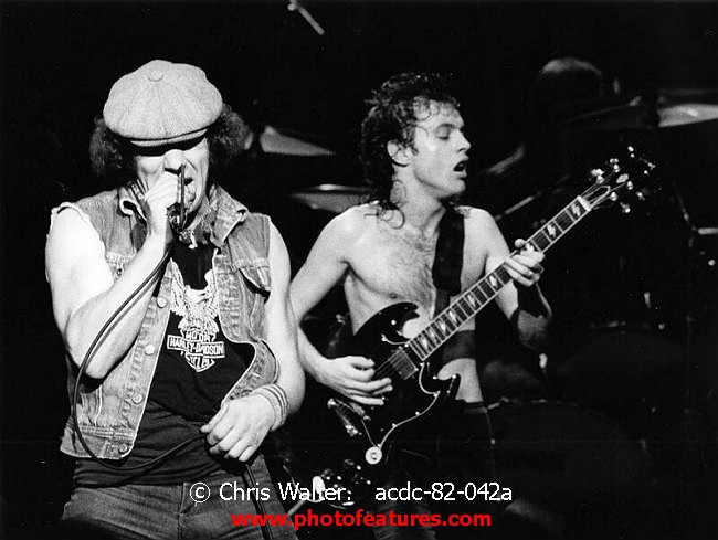 Photo of AC/DC for media use , reference; acdc-82-042a,www.photofeatures.com
