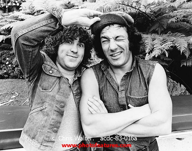 Photo of AC/DC for media use , reference; acdc-83-016a,www.photofeatures.com