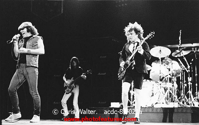 Photo of AC/DC for media use , reference; acdc-83-021a,www.photofeatures.com