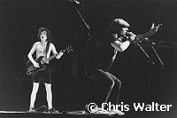 AC/DC 1980 Angus Young and Brian Johnson<br> Chris Walter<br>