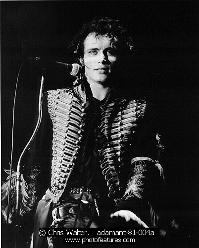 Photo of Adam Ant for media use , reference; adamant-81-004a,www.photofeatures.com