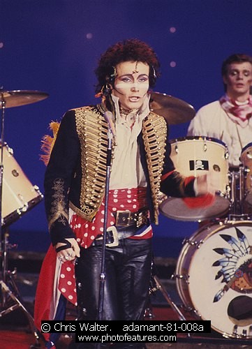 Photo of Adam Ant for media use , reference; adamant-81-008a,www.photofeatures.com