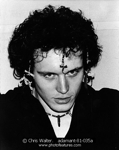 Photo of Adam Ant for media use , reference; adamant-81-035a,www.photofeatures.com