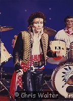 Photo of Adam Ant 1981 Adam & The Ants taping American Bandstand ( aired 5/15/81)<br><br>
