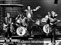 Photo of Adam Ant 1981 Adam & The Ants taping American Bandstand ( aired 5/15/81)