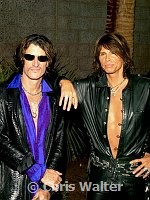 Aerosmith 2002 Steve Tyler and Joe Perry at Billboard Awards<br> Chris Walter<br>