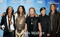 Aerosmith 2012 American Idol Finale Steven Tyler, Joe Perry, Joey Kramer, Brad Whitford and Tom Hamilton