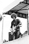 Photo of Alexis Korner 1969 at Rolling Stones Hyde Park Concert<br> Chris Walter<br>