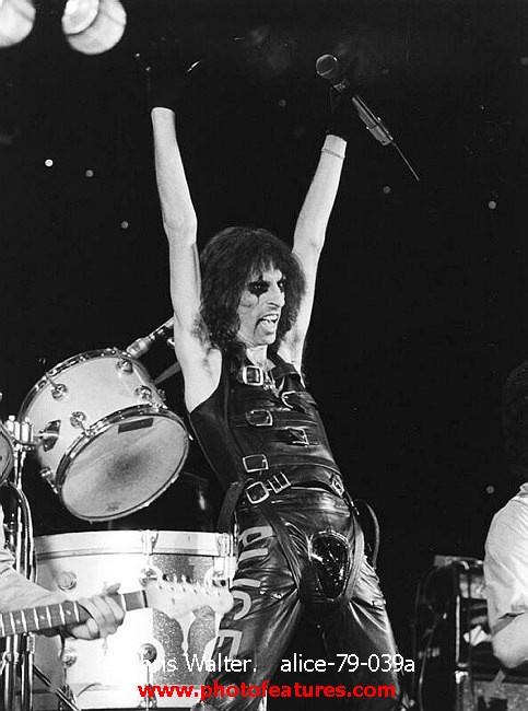 Photo of Alice Cooper for media use , reference; alice-79-039a,www.photofeatures.com