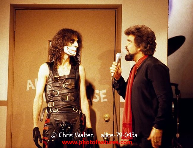 Photo of Alice Cooper for media use , reference; alice-79-043a,www.photofeatures.com