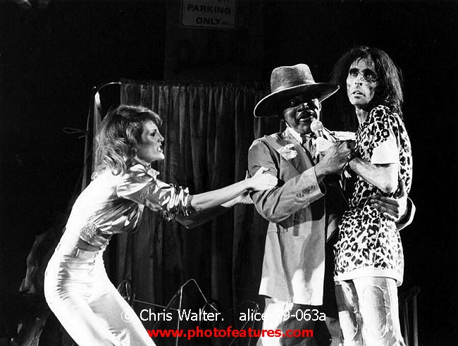Photo of Alice Cooper for media use , reference; alice-79-063a,www.photofeatures.com