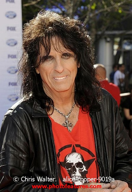 Photo of Alice Cooper for media use , reference; alice-cooper-9019a,www.photofeatures.com