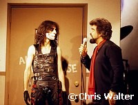 Alice Cooper 1979 with Wolfman Jack on Midnight Special<br> Chris Walter<br>