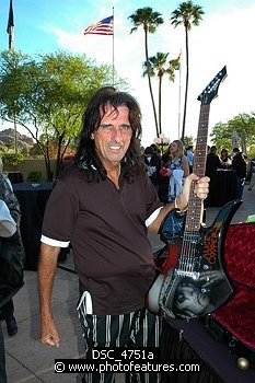 Photo of Alice Cooper<br>at the 9th Annual Alice Cooper Celebrity Golf Tournament in Scottsdale, Arizona, May 1st 2005.  Photo by Chris Walter/Photofeatures. , reference; DSC_4751a