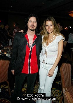 Photo of Gilby Clarke and Daniella Clarke<br>at the 9th Annual Alice Cooper Celebrity Golf Tournament in Scottsdale, Arizona, May 1st 2005.  Photo by Chris Walter/Photofeatures. , reference; DSC_4807a