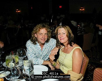 Photo of Jack Blades of Night Ranger with wife Mollie<br>at the 9th Annual Alice Cooper Celebrity Golf Tournament in Scottsdale, Arizona, May 1st 2005.  Photo by Chris Walter/Photofeatures. , reference; DSC_4811a