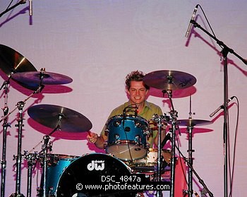 Photo of Adrian Young of No Doubt<br>at the 9th Annual Alice Cooper Celebrity Golf Tournament in Scottsdale, Arizona, May 1st 2005.  Photo by Chris Walter/Photofeatures. , reference; DSC_4847a