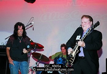 Photo of Alice Cooper and early songwriting partner Dick Wagner , reference; DSC_4865a